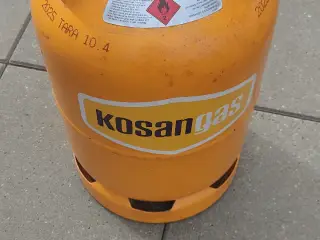 Fyldt 11 kg gasflaske med plombering