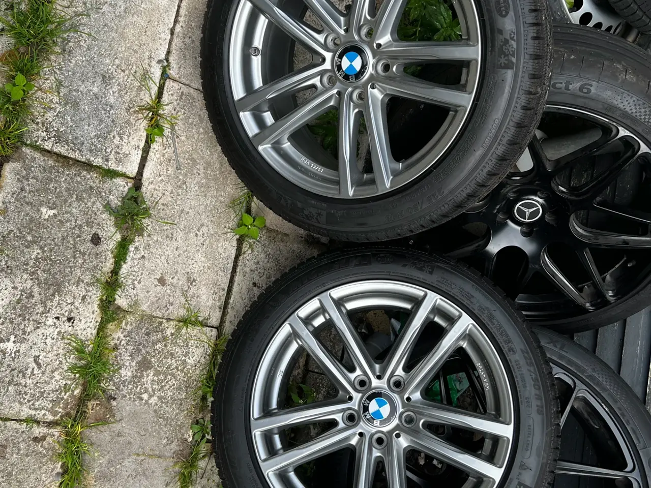 Billede 4 - Bmw fælge 5x120 står som nye med vinter dæk