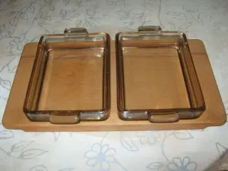 Cabaret fad i teak - vintage