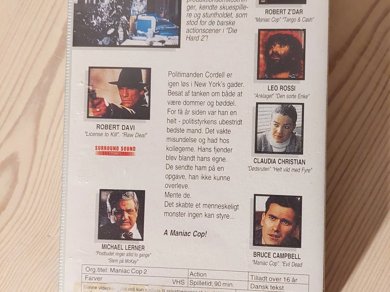 Billede 2 - Maniac Cop 2 VHS gyser kultfilm