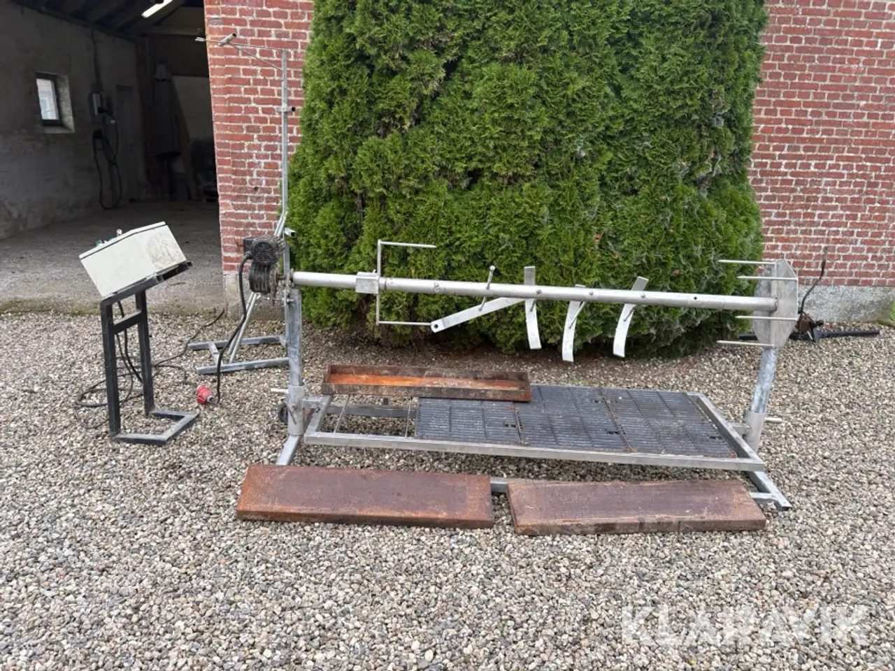 Billede 6 - Grill til kalv/pattegris - rustfrit stål, med rotation