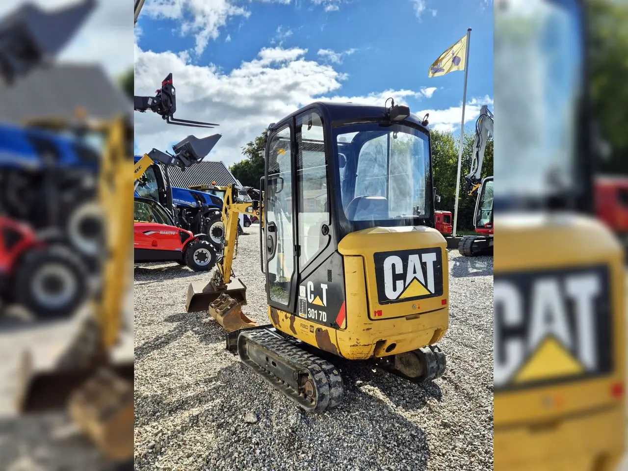 Billede 5 - Caterpillar 301.7D / nyere Tiltman og skovlsæt / 3800 timer og årgang 2016