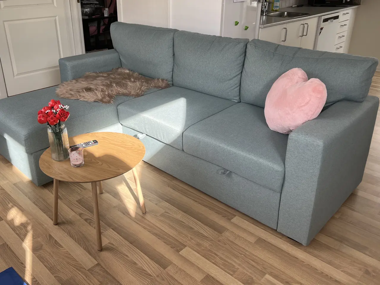 Billede 1 - Bårslöv 3-pers. sovesofa med chaiselong