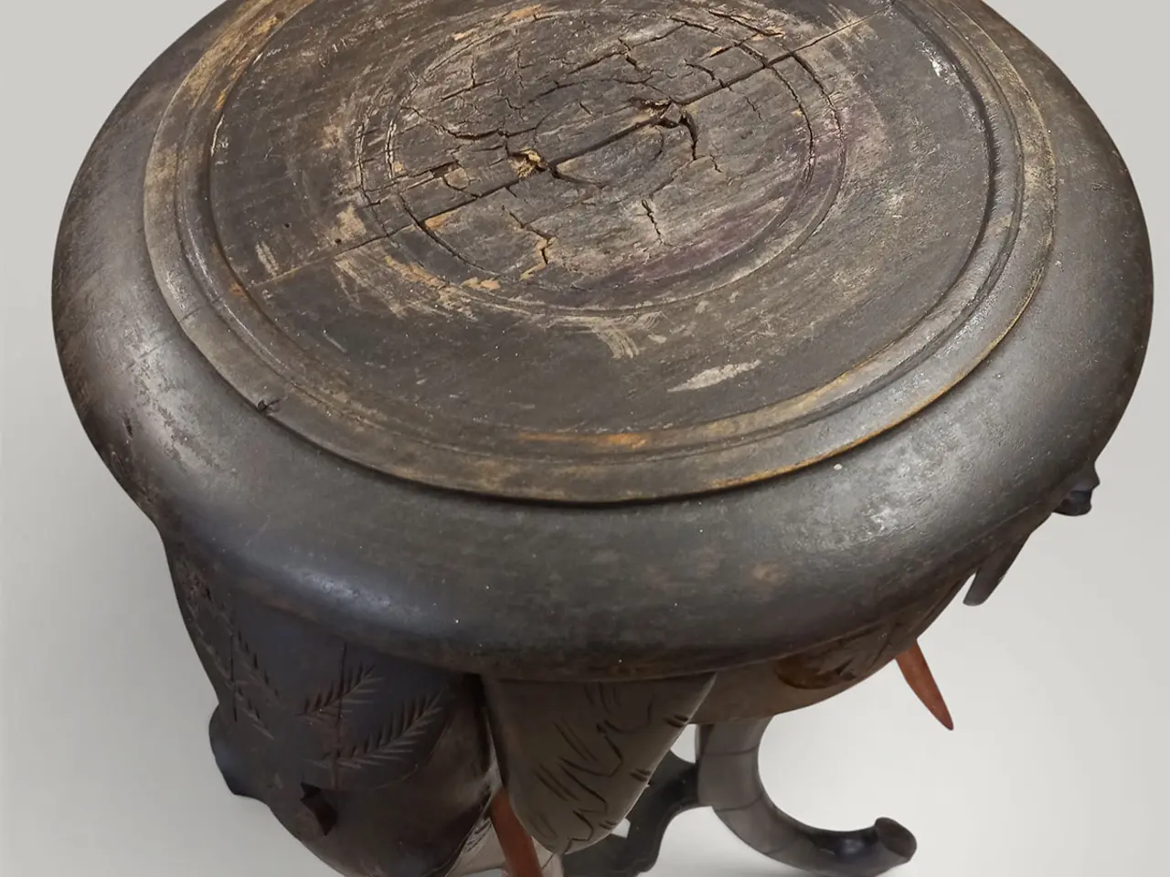 Billede 8 - Skulpturel vintage elefant plantestander