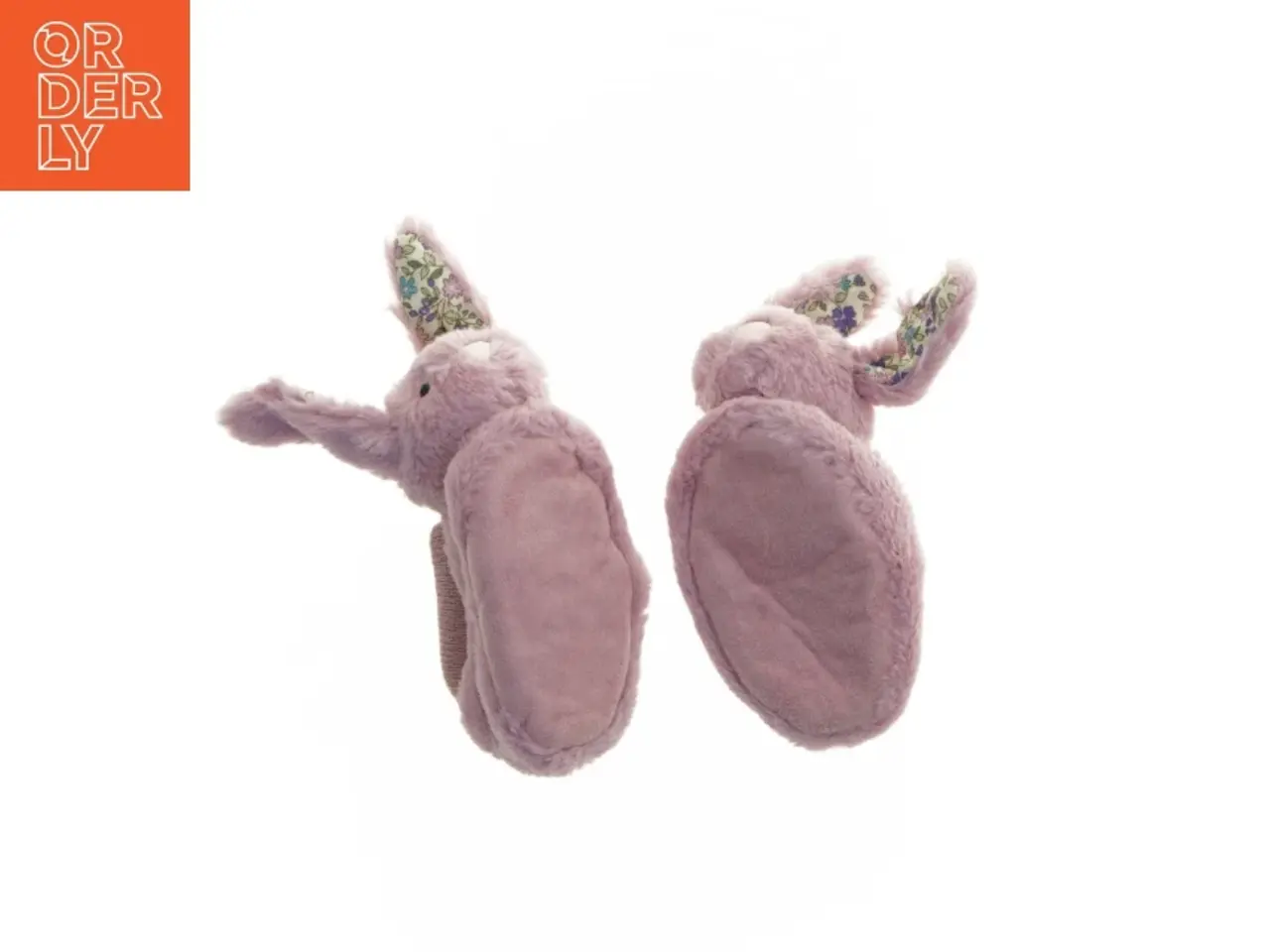 Billede 2 - Bløde kaninformede sutsko fra Jellycat (str. 11 cm)