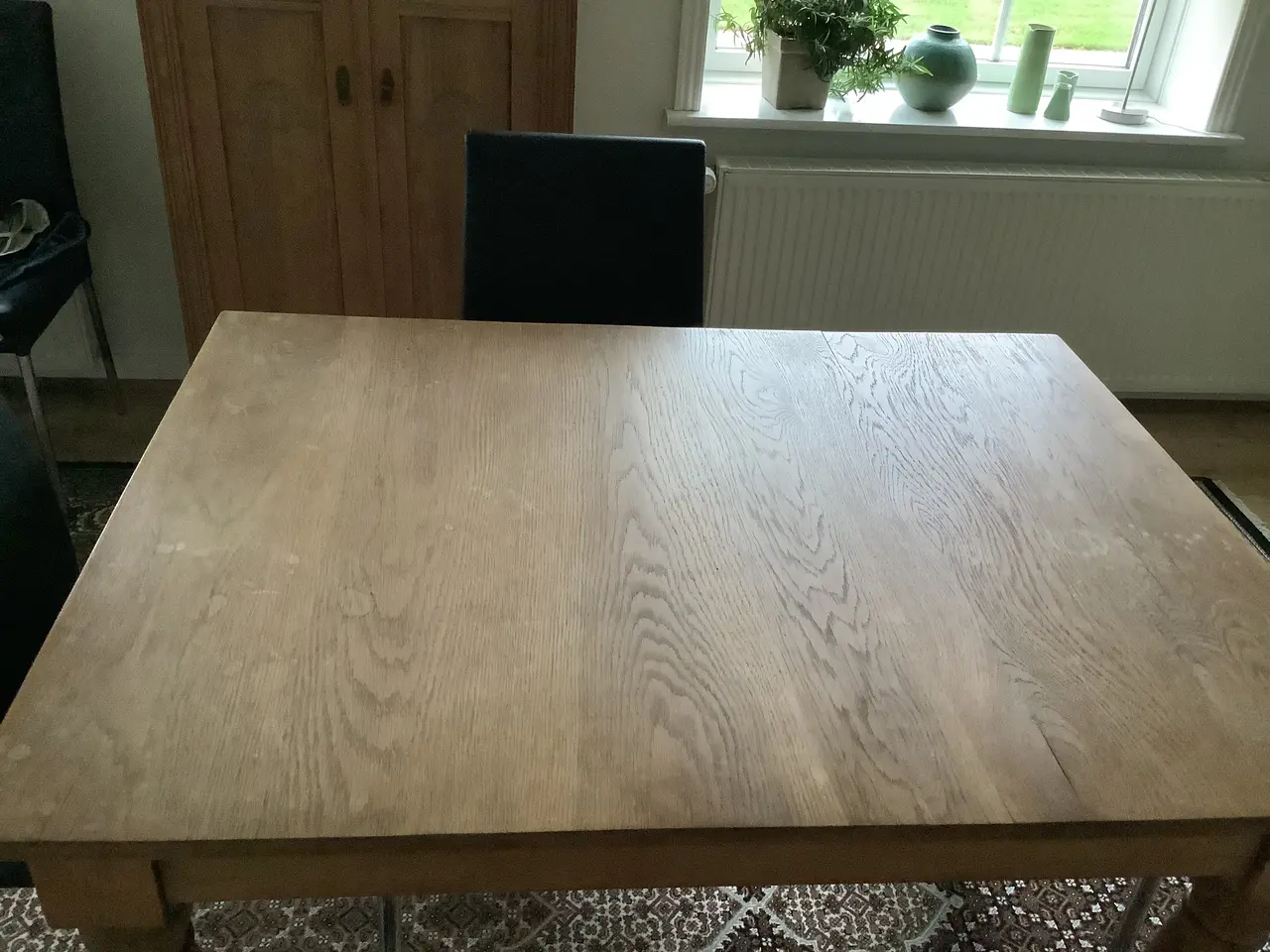 Billede 2 - Spisebord i massiv egetræ