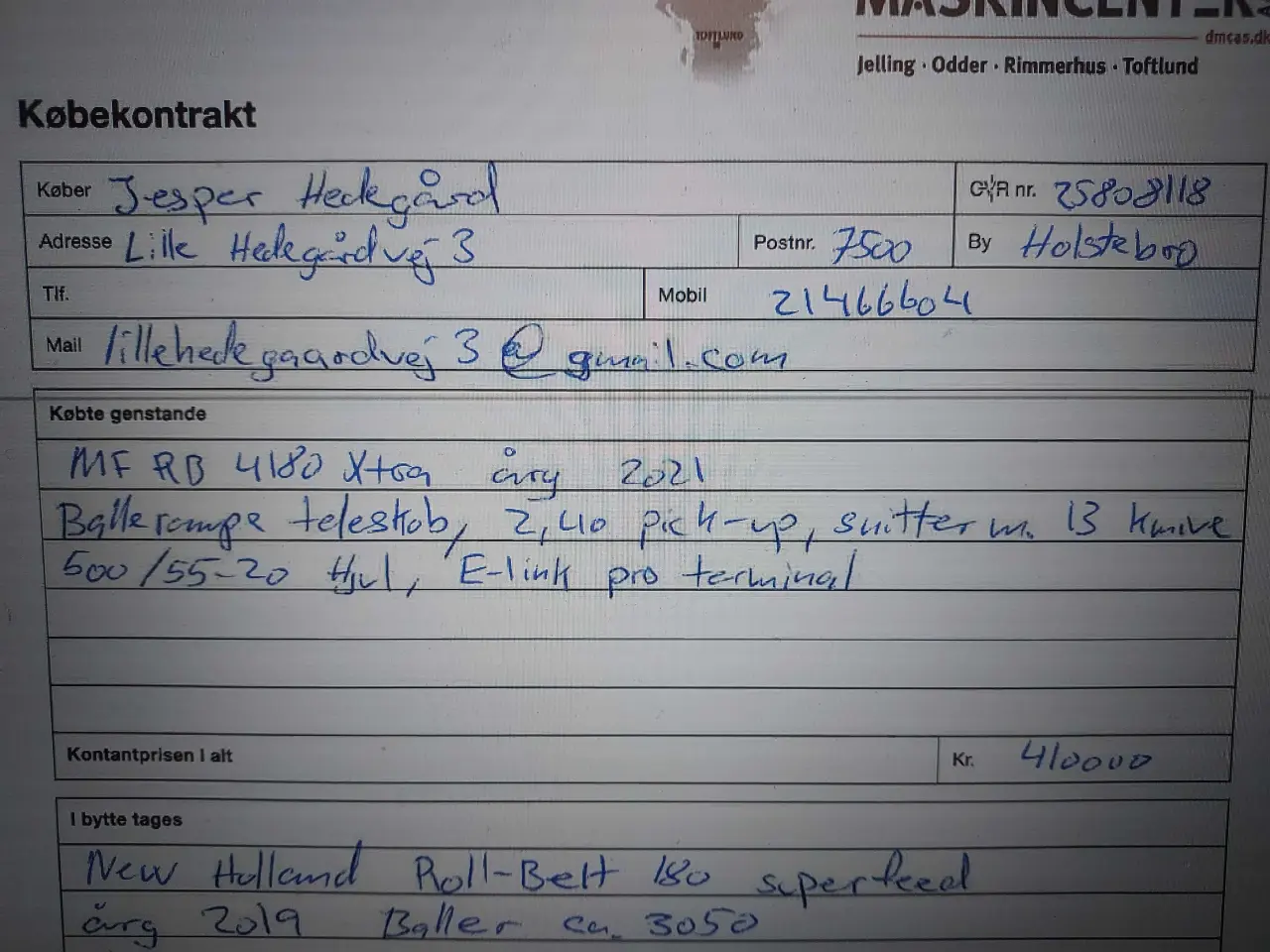 Billede 4 - Rundballe presser