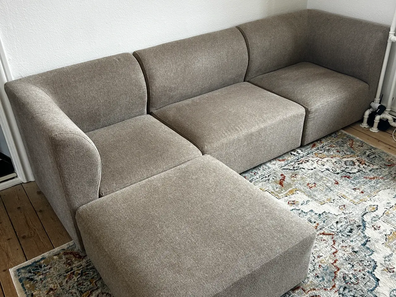 Billede 1 - Sofa med højre- og venstrevendt chaiselong