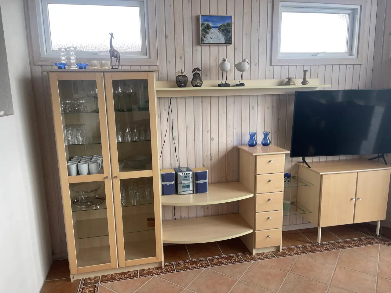 Billede 1 - Vægarrangement m/indbygget lys (u/indhold) GRATIS
