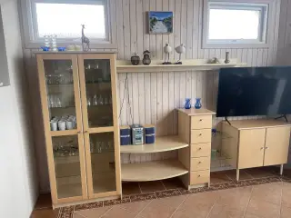 Vægarrangement m/indbygget lys (uden indhold)