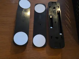 5 led tryk lampe på batteri