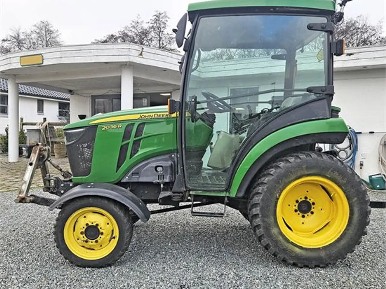 Billede 2 - John Deere 2036 R - Amazone E+S 300 saltstrøer / road salt spreader