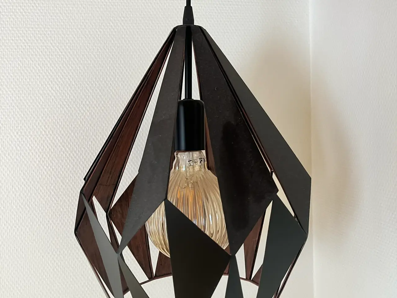 Billede 1 - Loft pendel mrk. Eglo Carlton 1 pendel, Ø31 cm