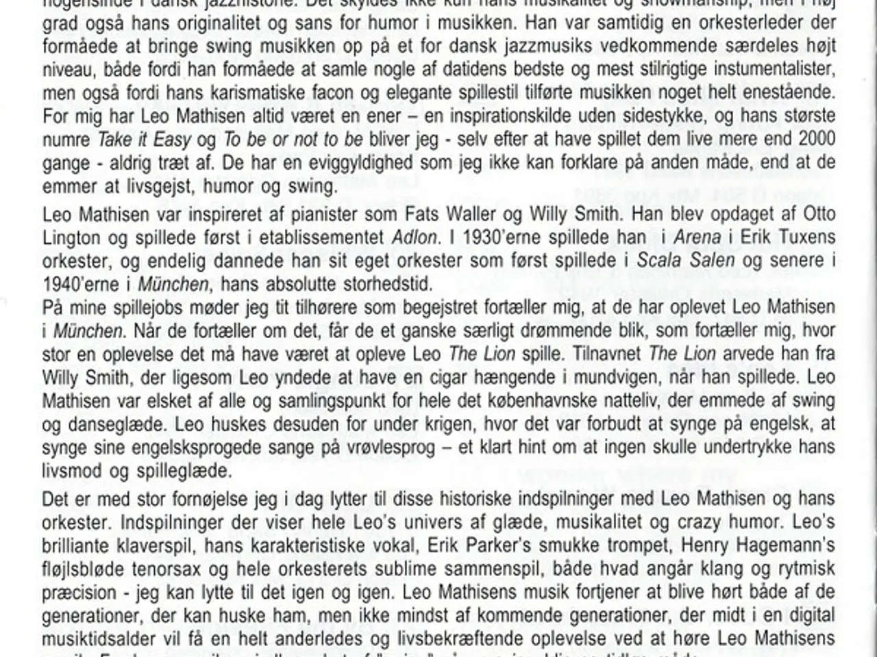Billede 9 - Leo Mathisen – Greatest Hits, Original… – CD