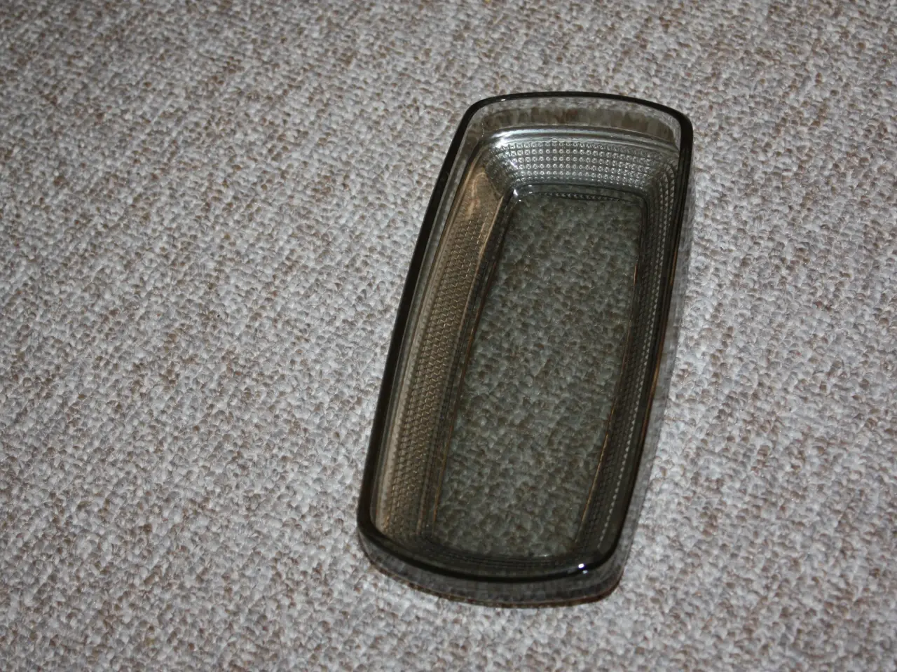 Billede 3 - Grå glas skål 20,5 cm x 9,5 cm
