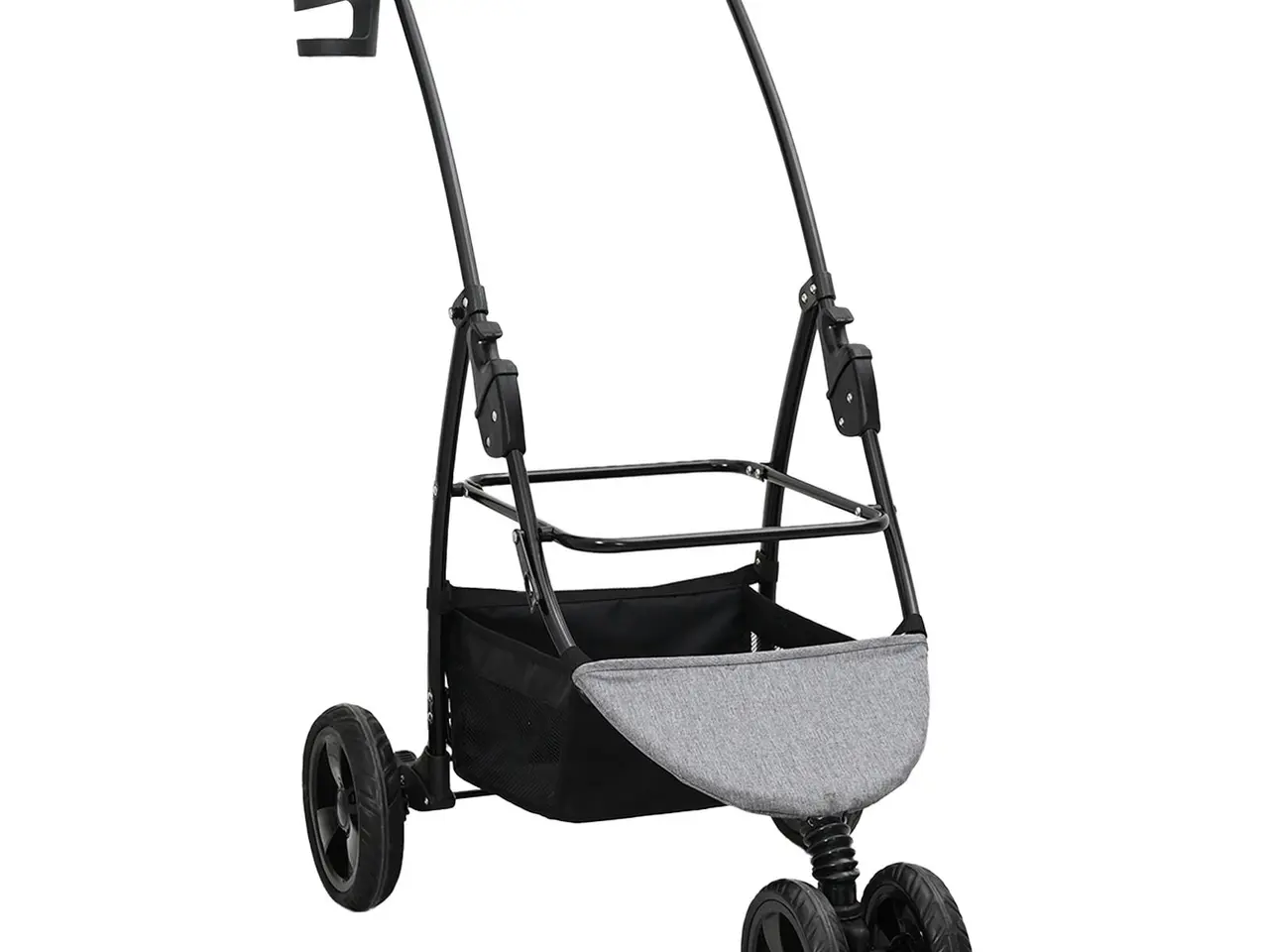 Billede 5 - Sammenklappelig kæledyrsvogn - grå, polyester, 78 × 54 × 101 cm