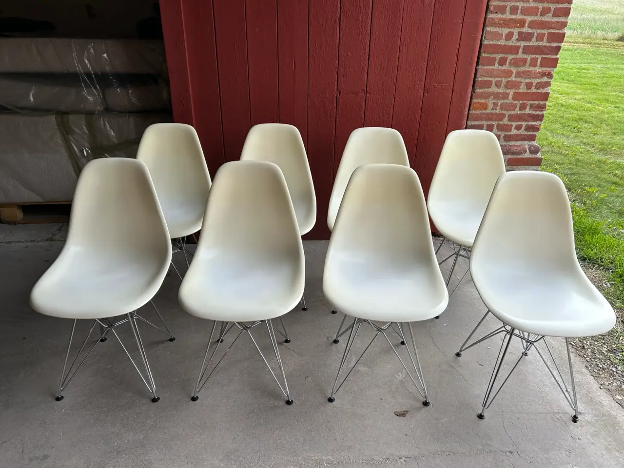 Billede 8 - 8 stk. flotte Eames DSR-stil spisebordsstole (Repl