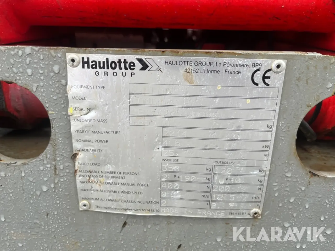 Billede 9 - Sakselift Haulotte Compact 8