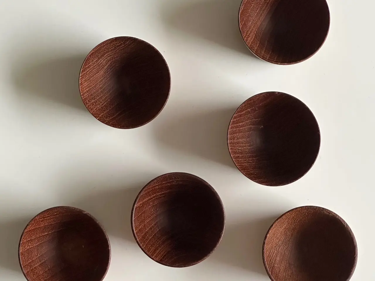 Billede 2 - Æggebægre, teak, 6 stk samlet