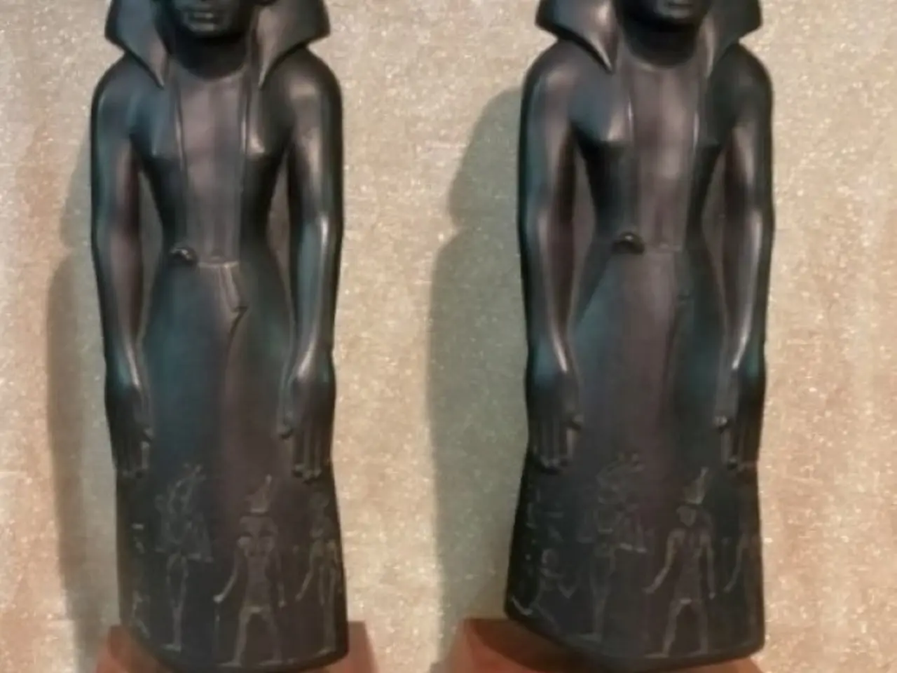 Billede 1 - 2 x Statue af en Vizier, Usurped by Pede-eset