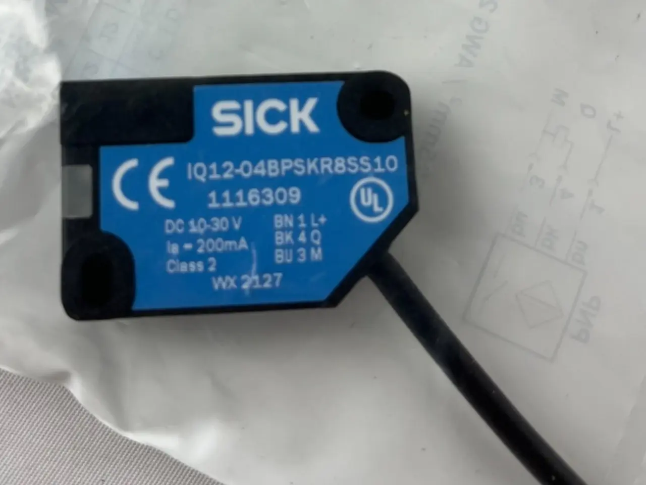 Billede 1 - SICK IQ12-04BPSKR8SS10 Proximity Sensor 4mm PNP M8