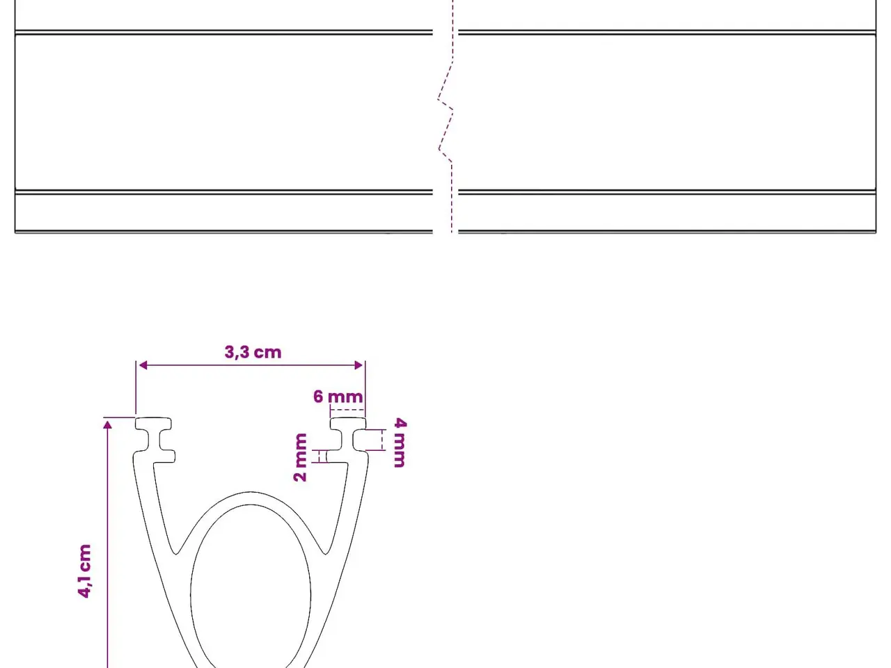 Billede 8 - Garageportstætning sort 4 m 33 x 41 mm PVC