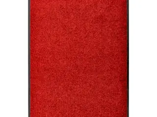 Vaskbar dørmåtte 60x90 cm rød