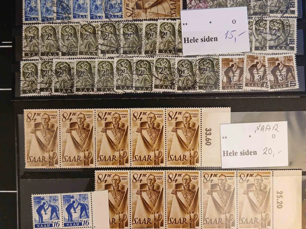 Billede 2 - Zoner (350) Fælleszone og fransk zone med mere.