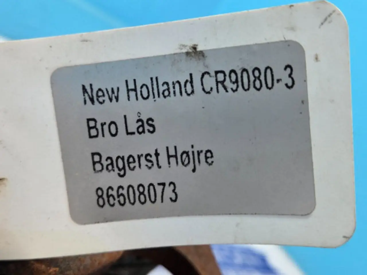Billede 9 - New Holland CR9080 Lås 86608073