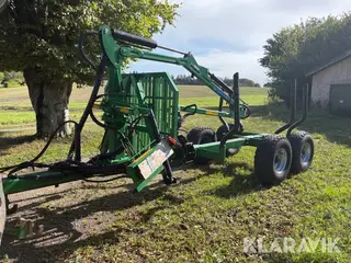 Skovvogn Kellfri SV 6 med 4.7 meter kran