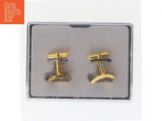 Guld manchetknapper (str. 2 cm)