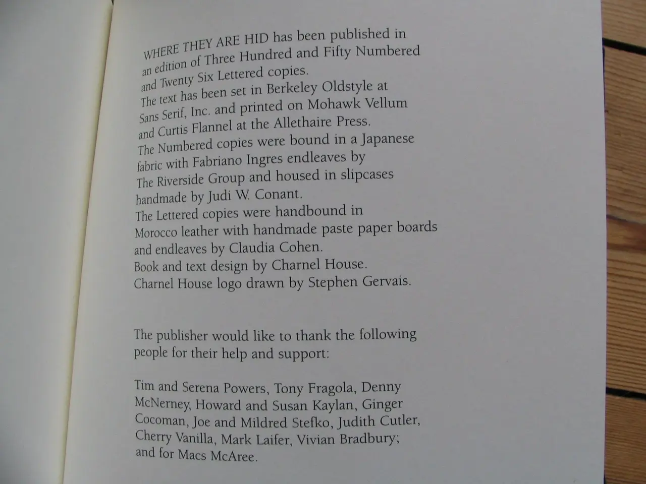 Billede 5 - Tim Powers born 1952. Where They Are Hid