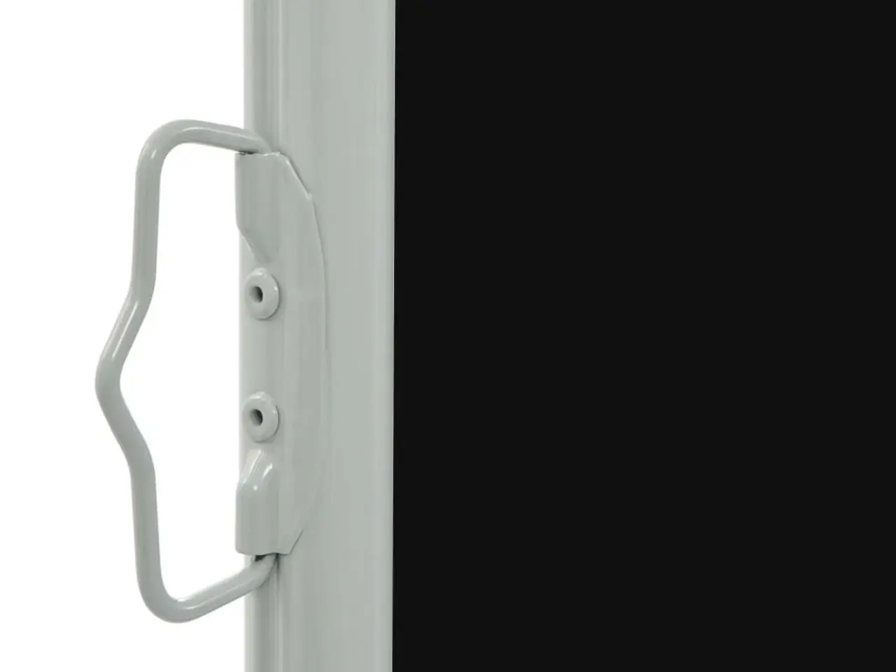 Billede 3 - Sammenrullelig sidemarkise 80×300 cm - sort