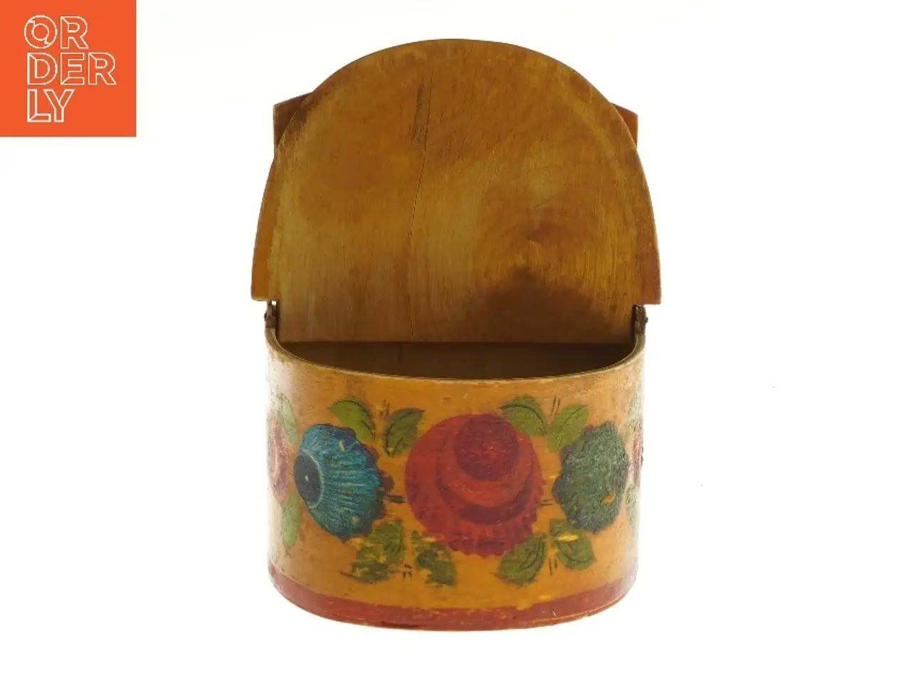 Billede 3 - 1960'er USSR Saltkar blomstermønster (str. 18x14,5 cm)