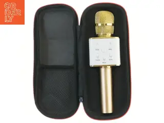 Trådløs mikrofon med etui (str. 25 cm)