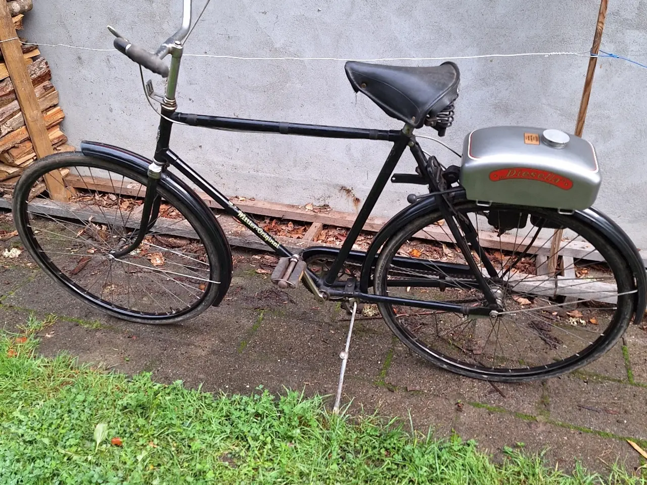 Billede 2 - Veteran knallert diesella skubber 