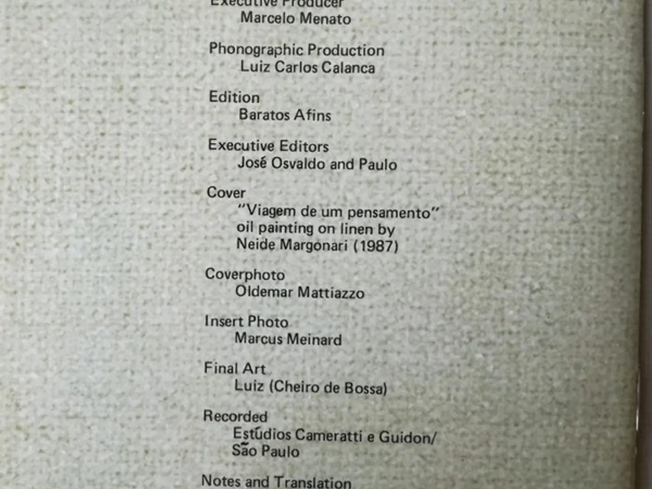 Billede 4 - Gonzalo Labrada Trio – Imagens Do Brasil – CD