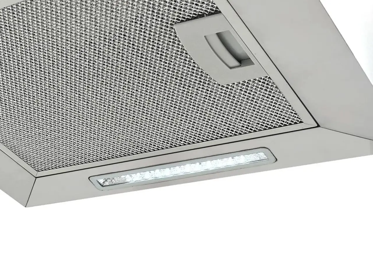 Billede 7 - Hængende ø-emhætte med touchsensor LCD 55 cm rustfrit stål