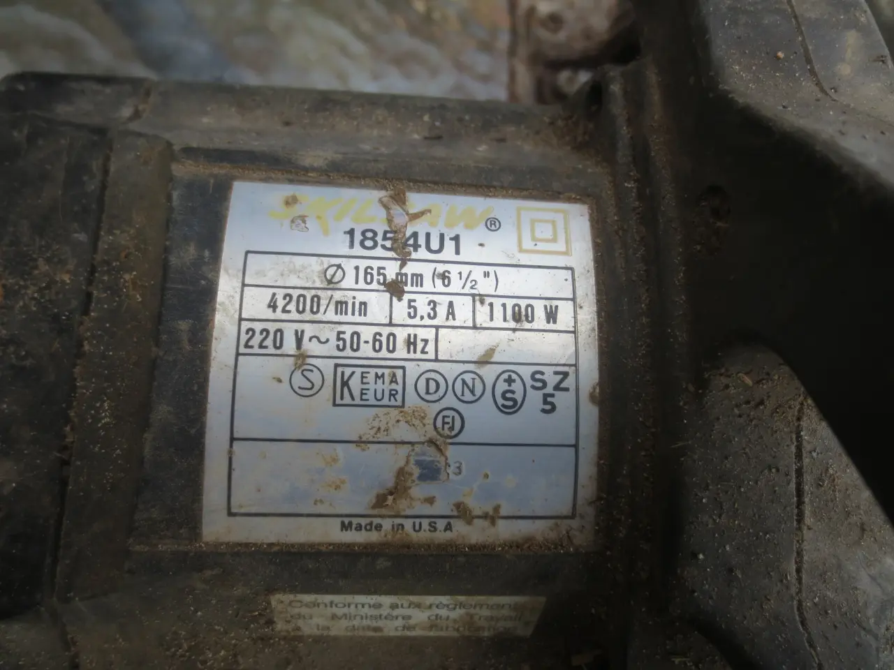 Billede 3 - 1 stk Rundsav Skil Model 1854U1 