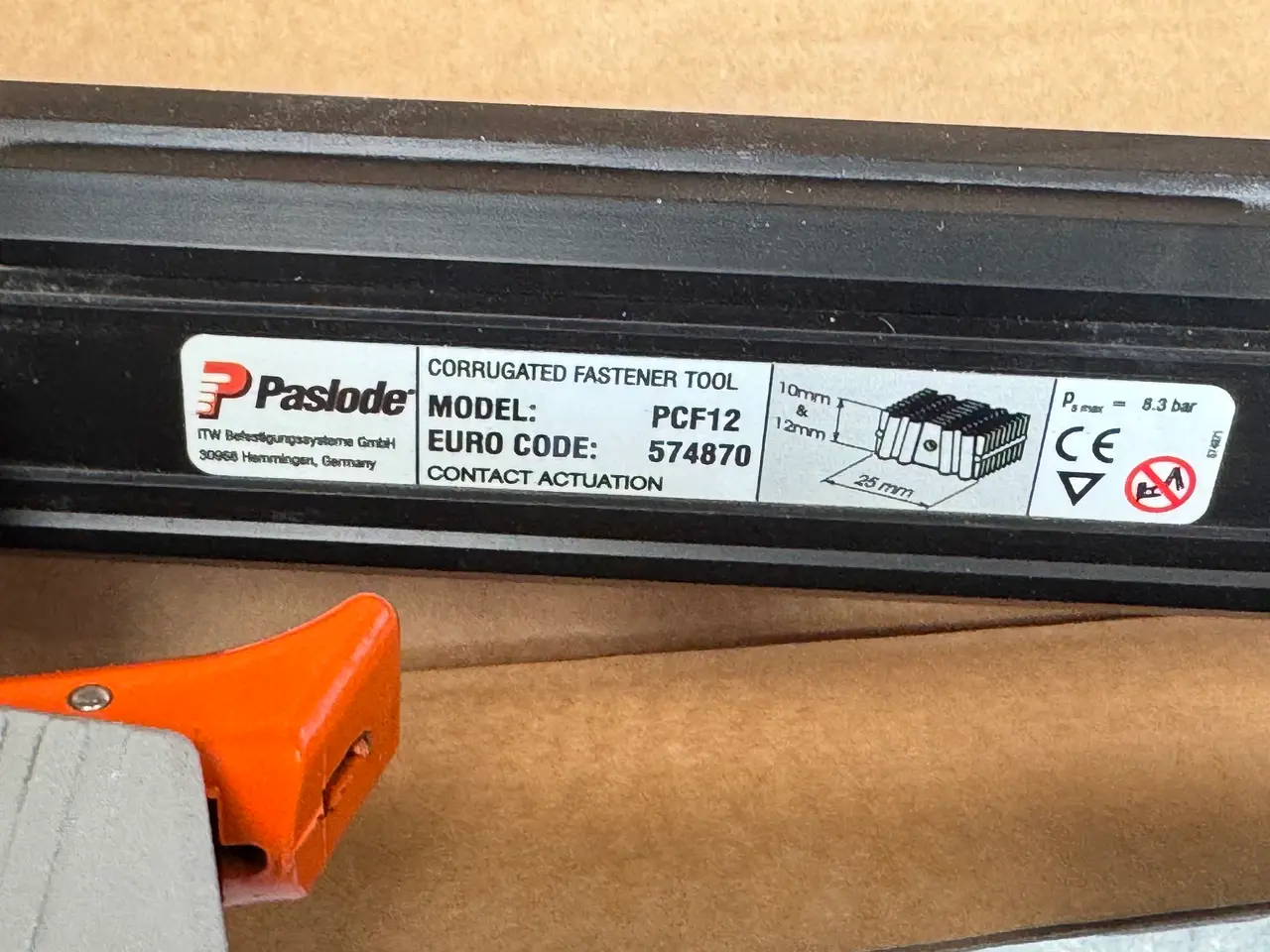 Billede 2 - Sømpistol PASLODE PCF12
