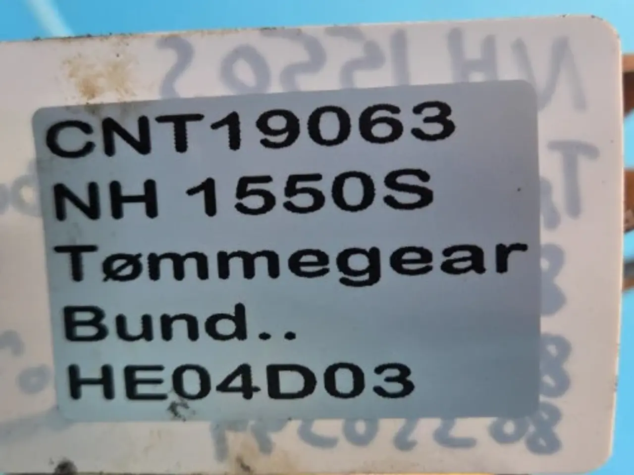 Billede 17 - New Holland 1550S Gear Bund 80368846