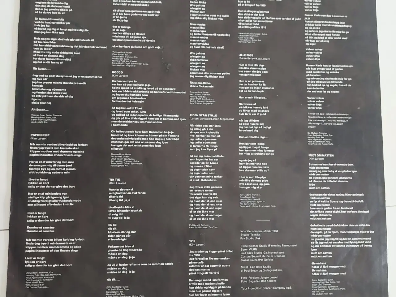 Billede 3 - Kim Larsen – Midt om natten 1 pressning (NL)