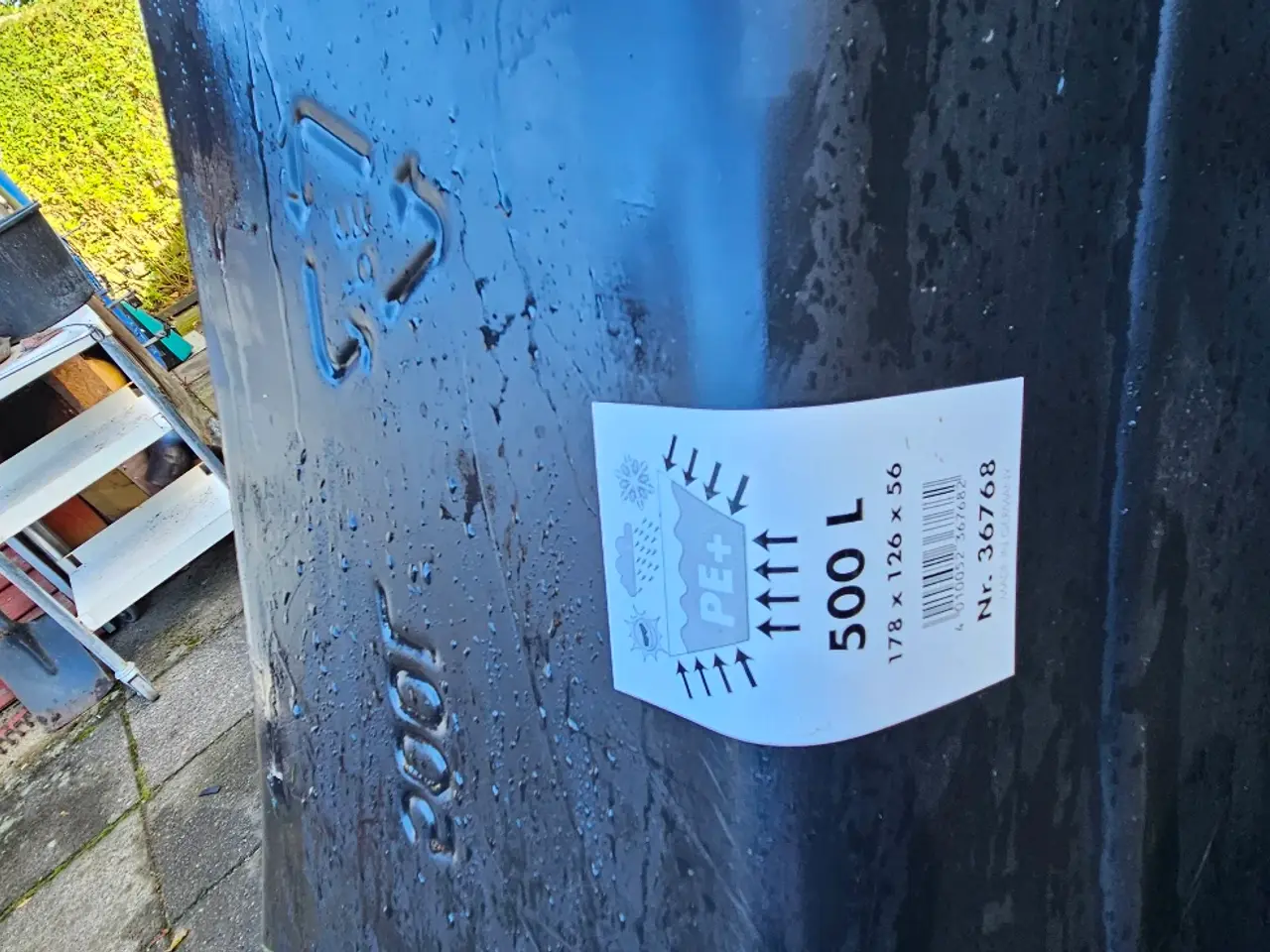 Billede 1 - Havedam helstøbt 500 l.