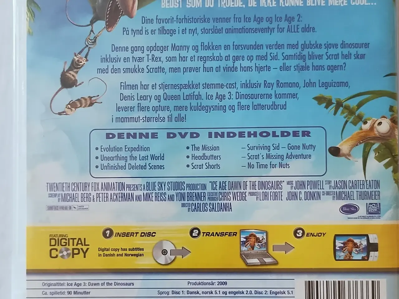 Billede 2 - Ice Age 3 på dvd