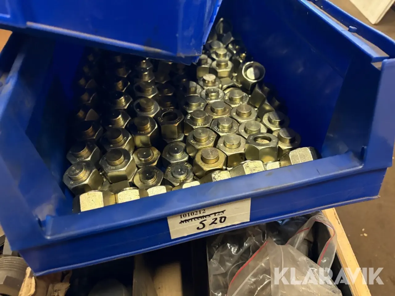 Billede 7 - Lot - fittings og propper til hydraulikslanger - 1 palle