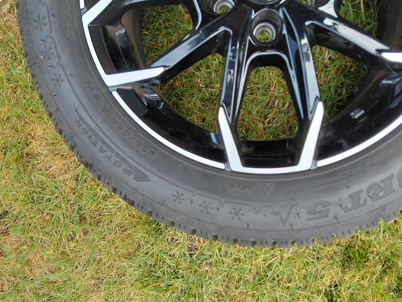 Billede 7 - Vinterkomplethjul alu, kørt 1200km til vw polo(ogs