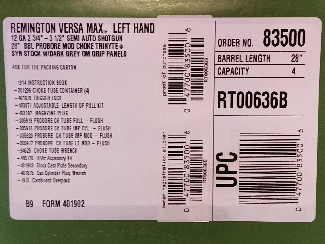 Billede 17 - Remington Versa Max Links 12/89