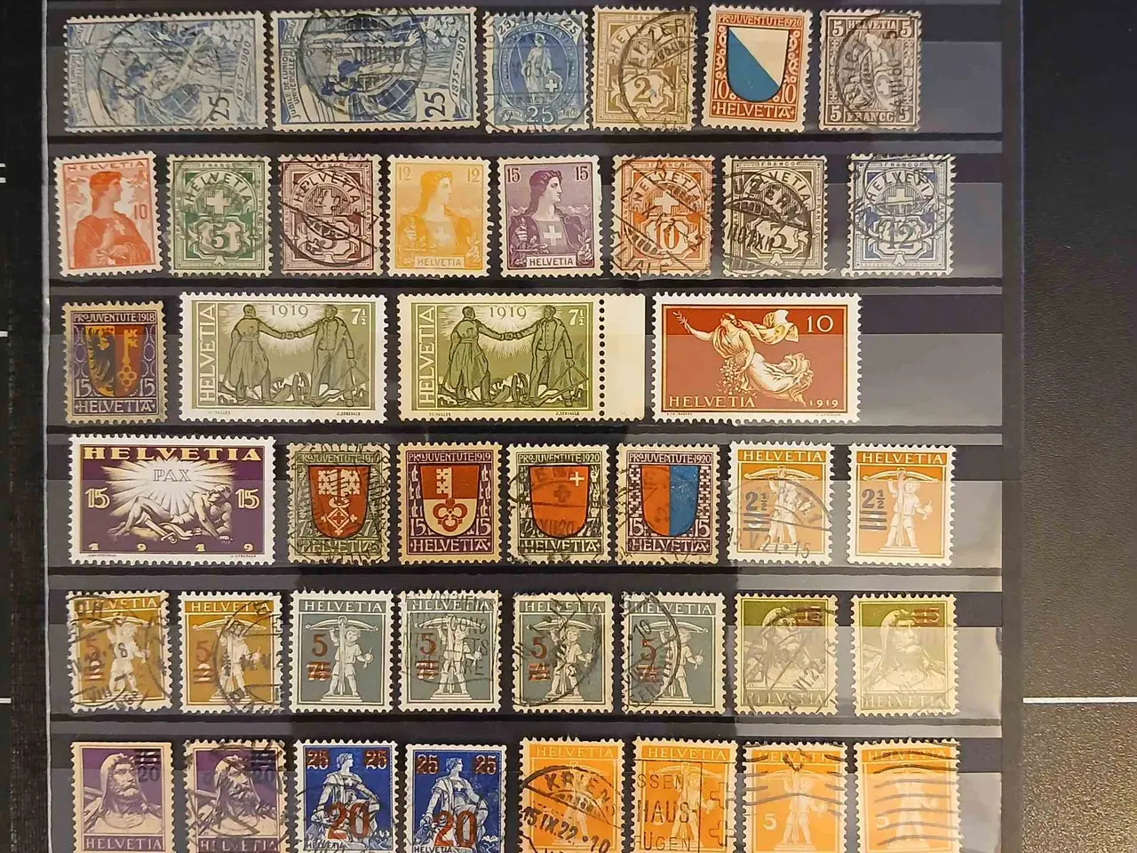 Billede 7 - Schweiz (264) 6 plancher med 8 sider