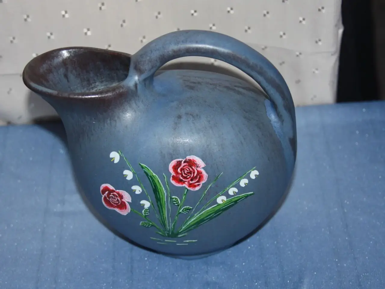 Billede 2 - Flot keramisk kande H.: 17 cm