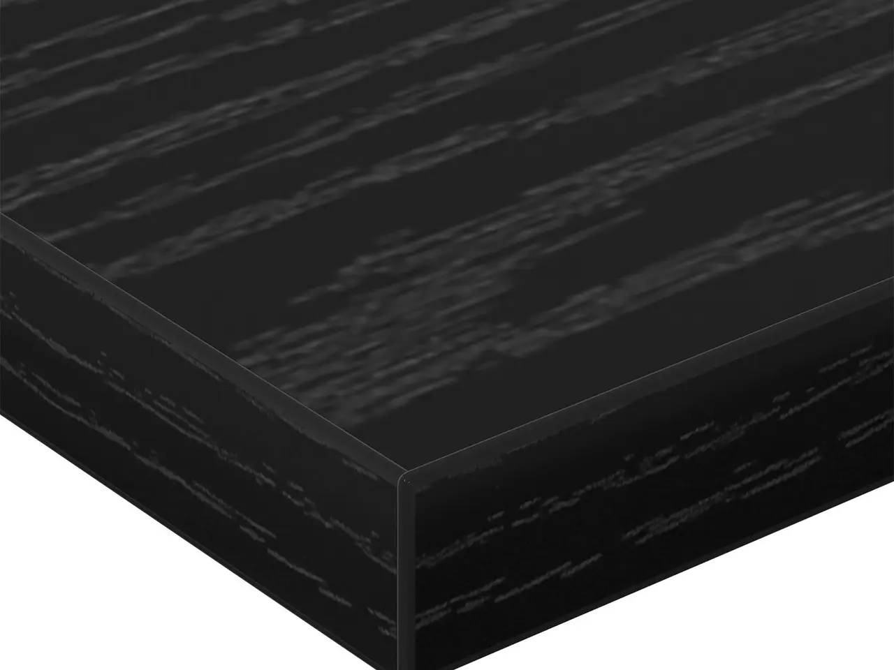 Billede 8 - Boghylder - 4 stk. sort 60 × 20 × 1,5 cm i konstrueret træ